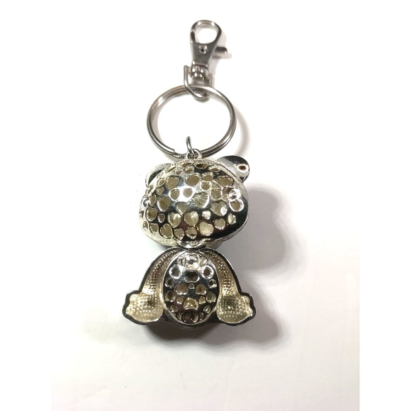 Panda Keychain Bling Backpack Charm Rhinestone Panda Bear Purse Charms - Picture 9 of 9